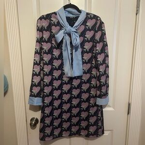 Sister Jane long sleeve hear and airplane dress